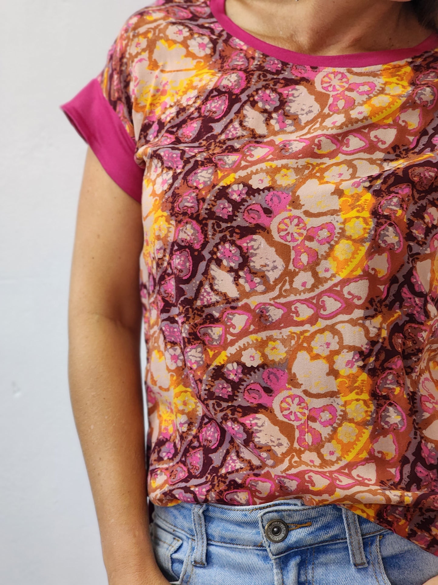 Zinnia Blouse Santorini (Size S)