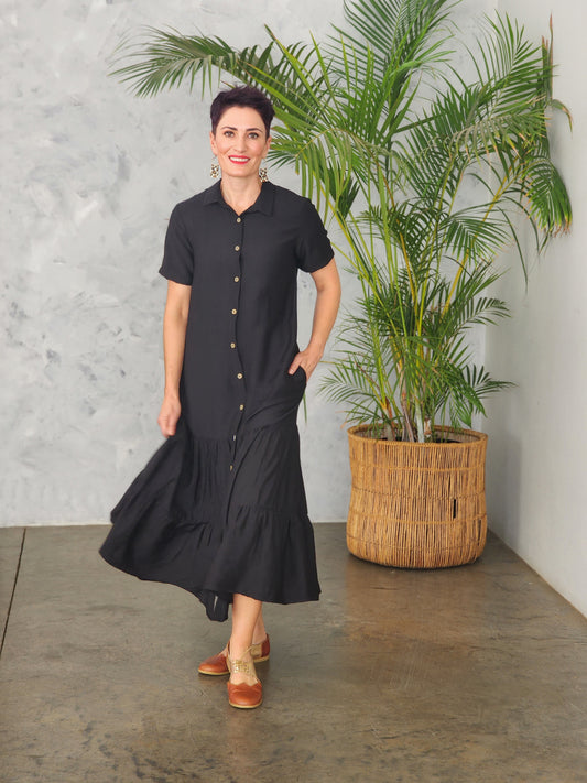 Sienna Black Dress (Size 38)
