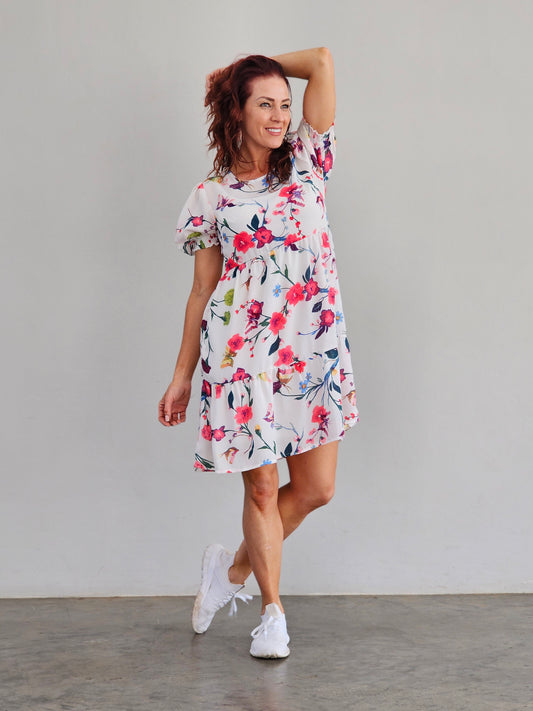 Brooklyn Dress Eden Bloom (Size 2XL)