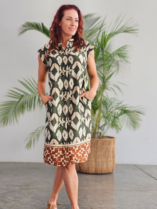 Adeline Forrest Dress (Size 30&32)
