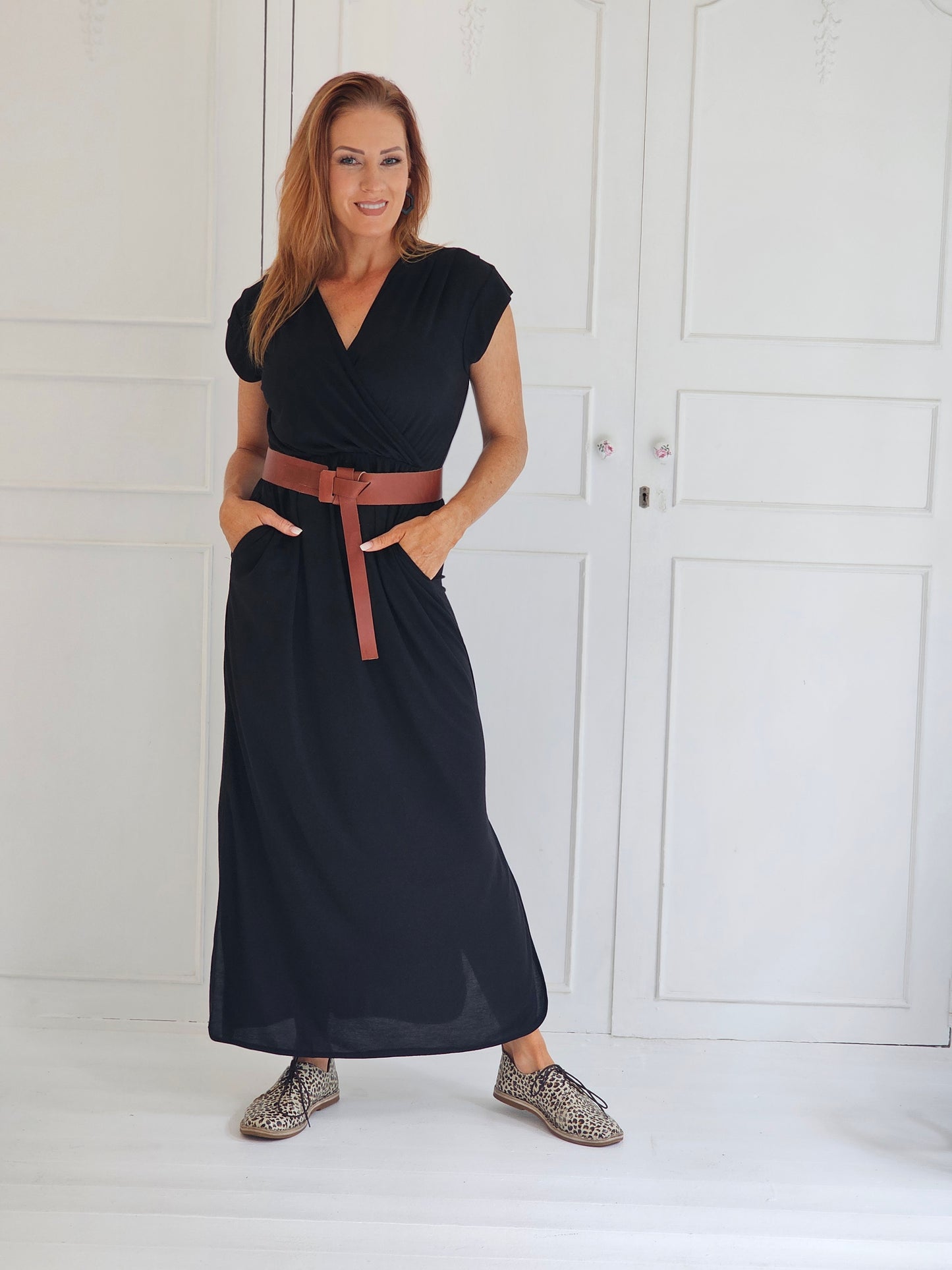 Luna Dress Black Maxi