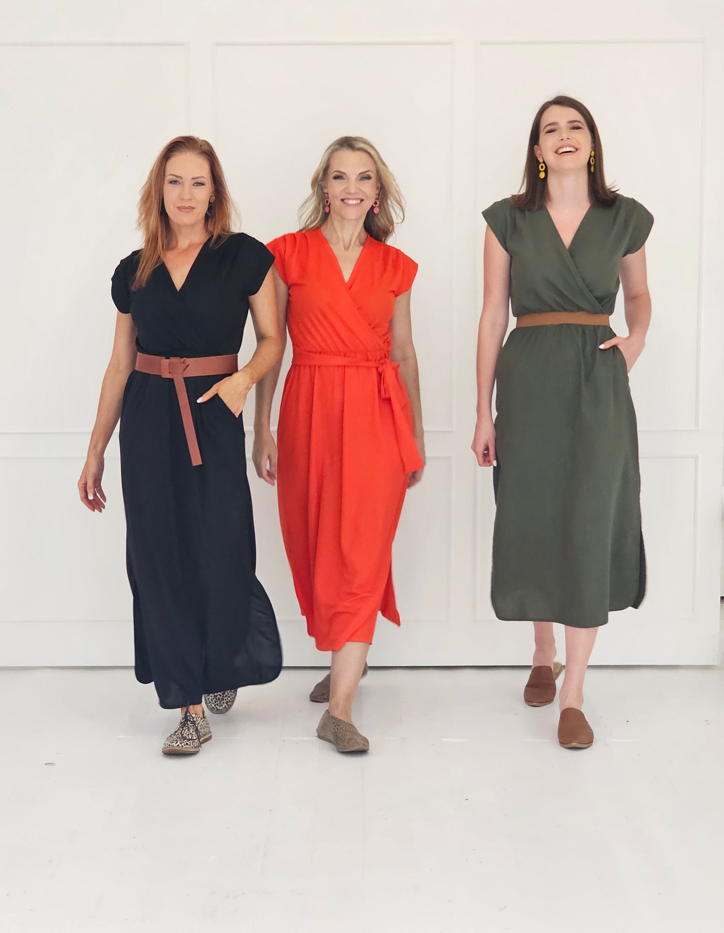 Luna Dress Khaki Maxi