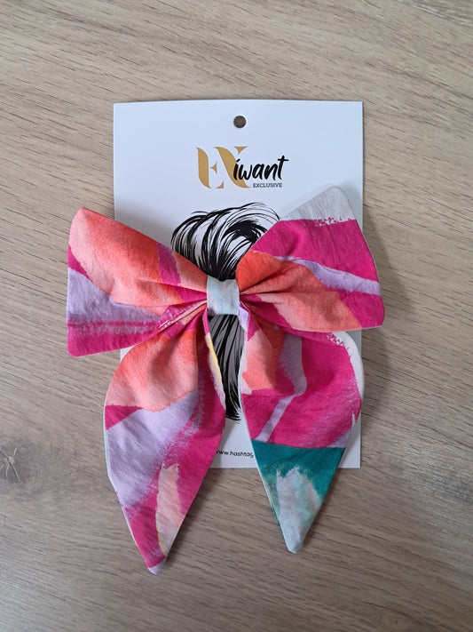 Bright Watercolour Bow