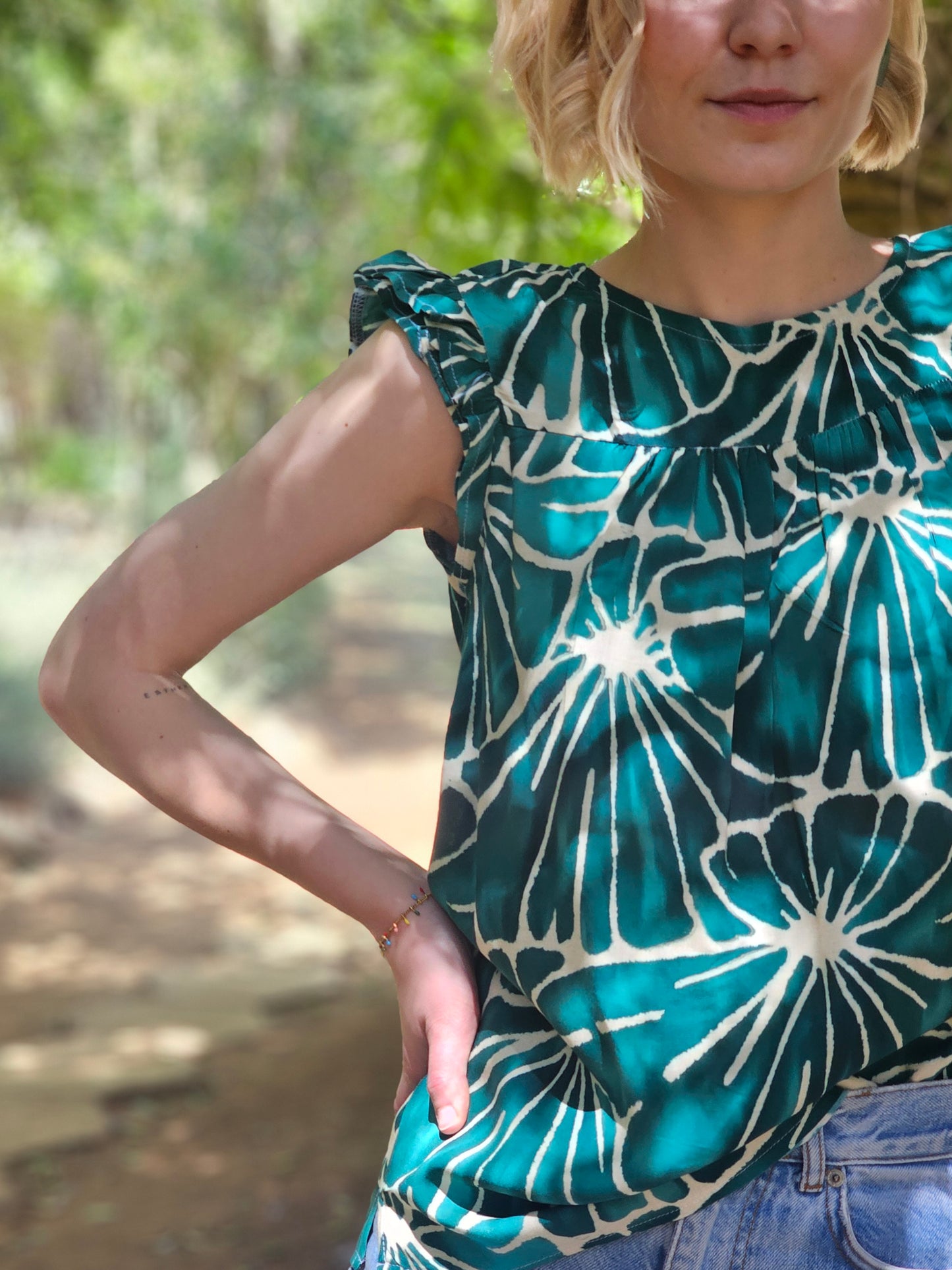 Bari Blouse Jade