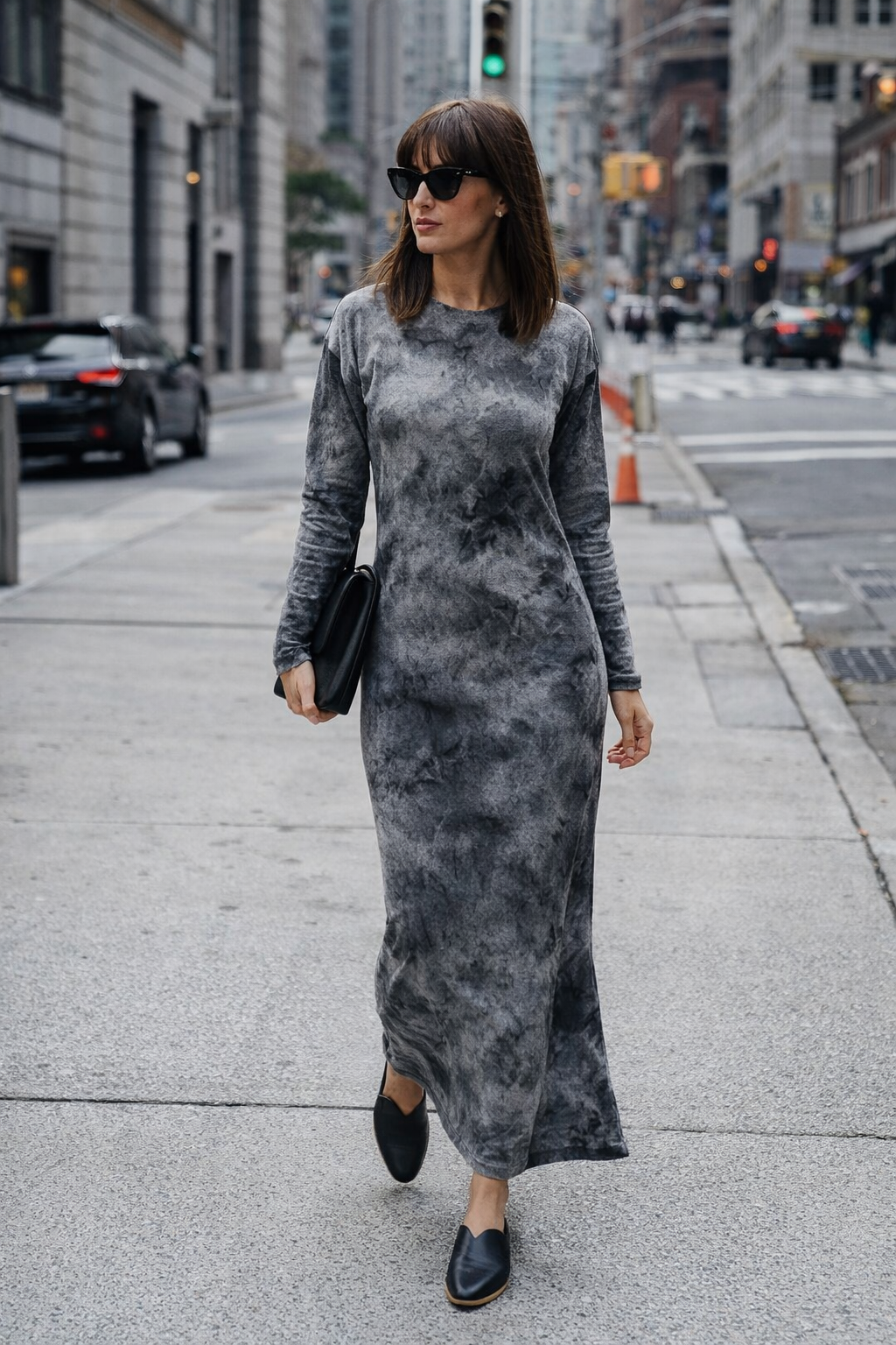ニット/セーター Juemi Tie Dyed Long Tail Knit gray Juemi Tie Dyed Long Tail Knit gray 【公式通販】
