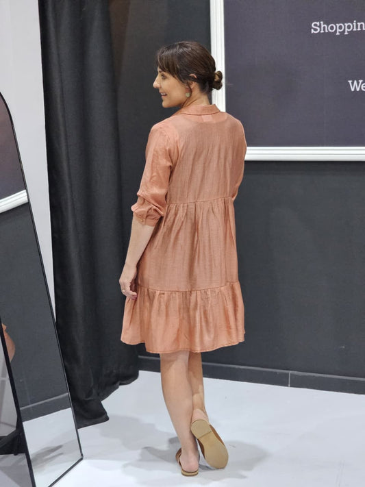 Linda Dress Rust