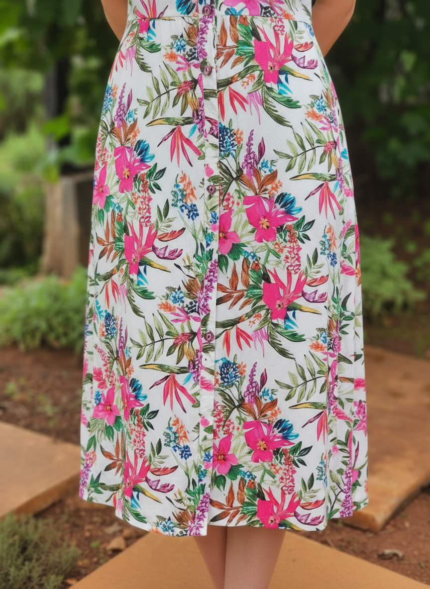 Kiara Dress Garden Floral