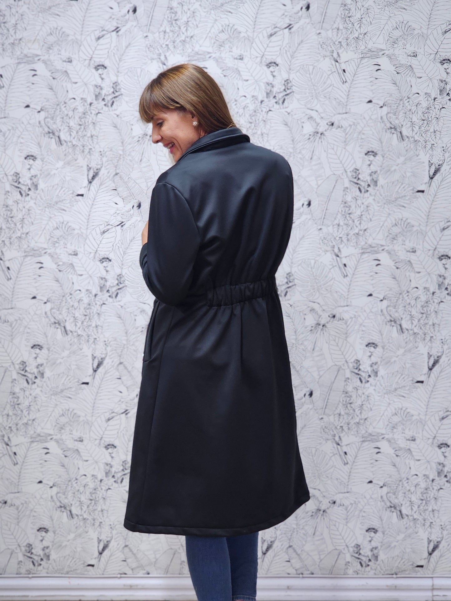 Jane Coat Soft Shell Black