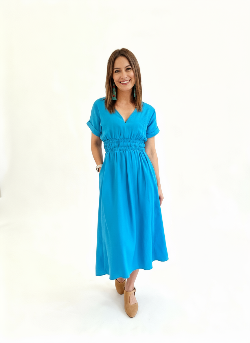 Darla Dress Peacock