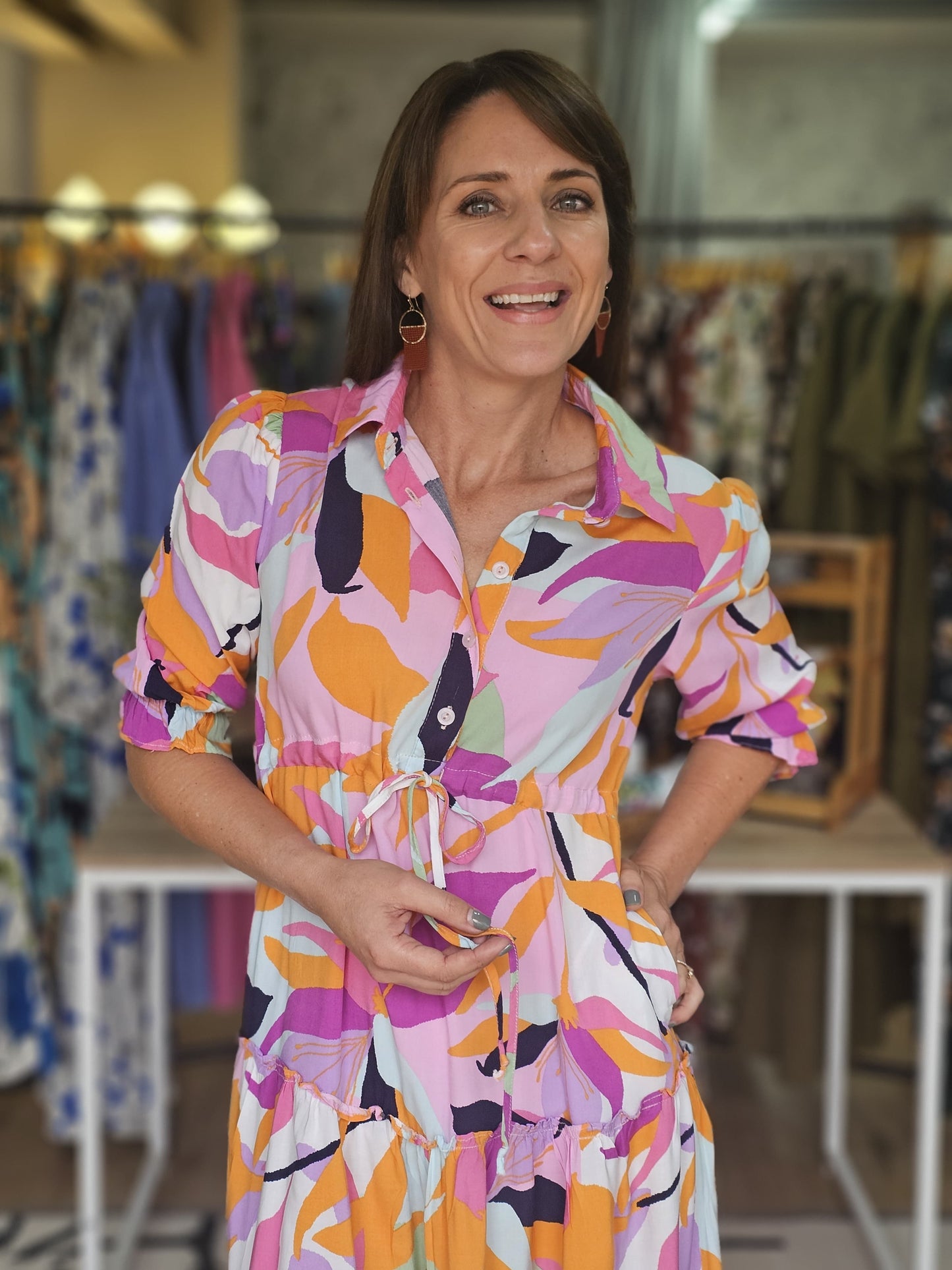 Georgia Tier Dress Tropica (Size XL, 2XL & 3XL)