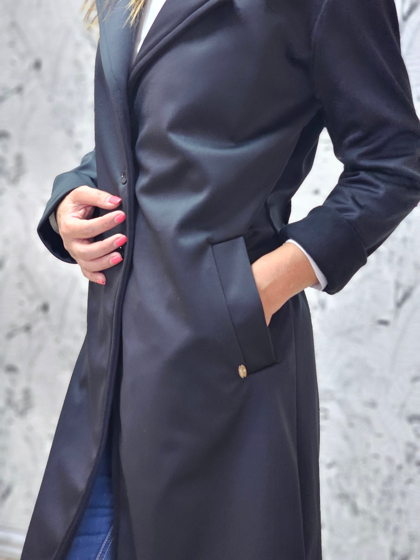 Jane Coat Soft Shell Black