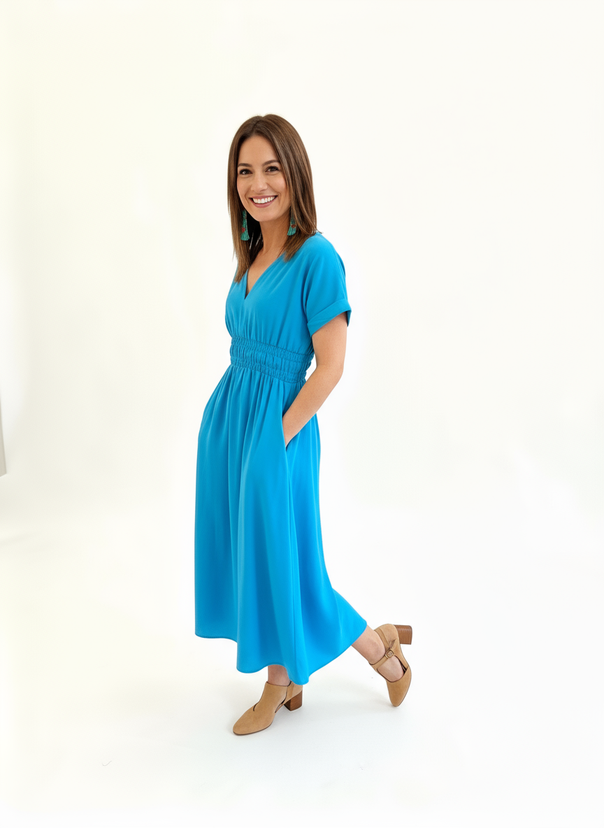 Darla Dress Peacock