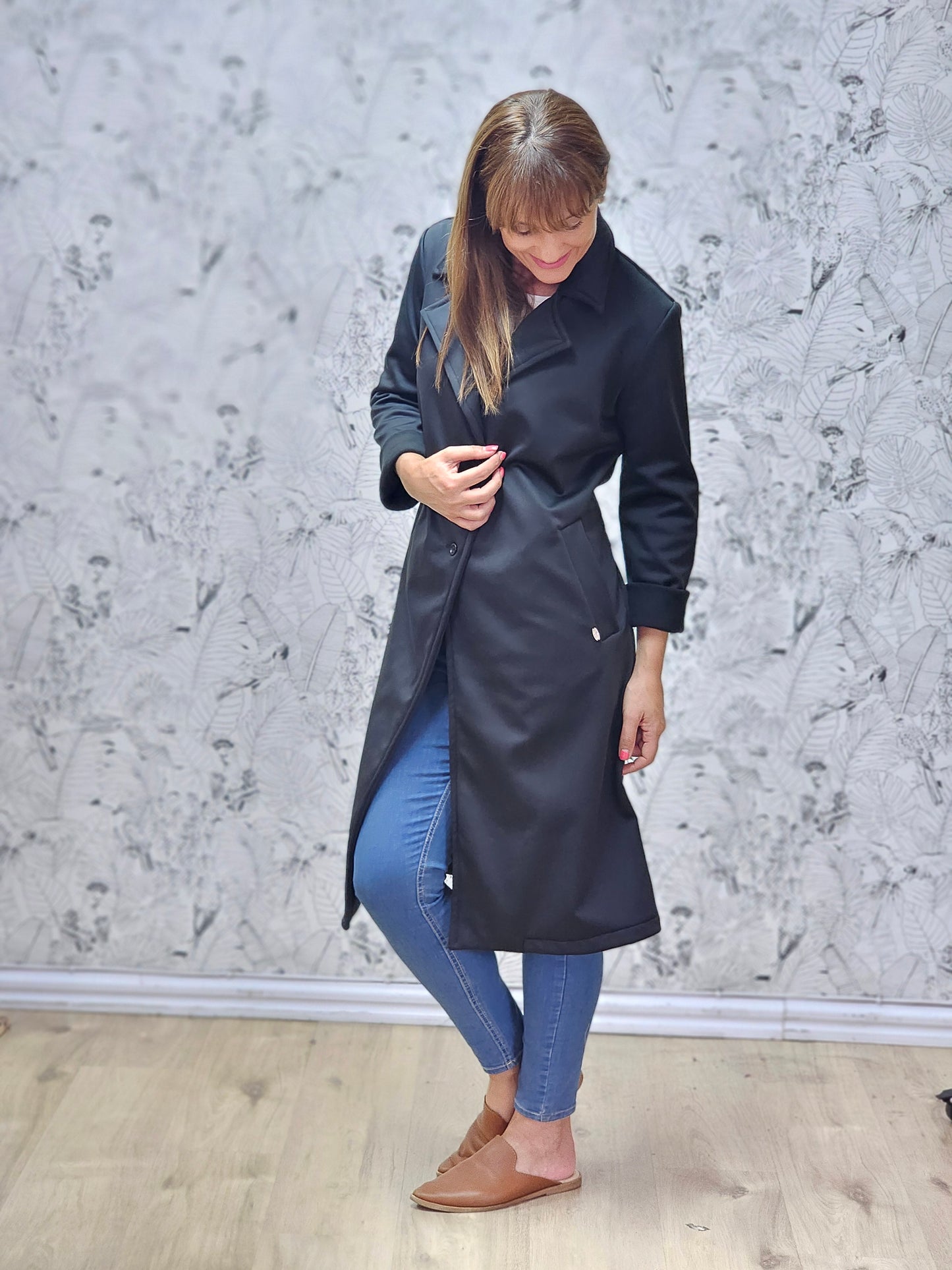 Jane Coat Soft Shell Black