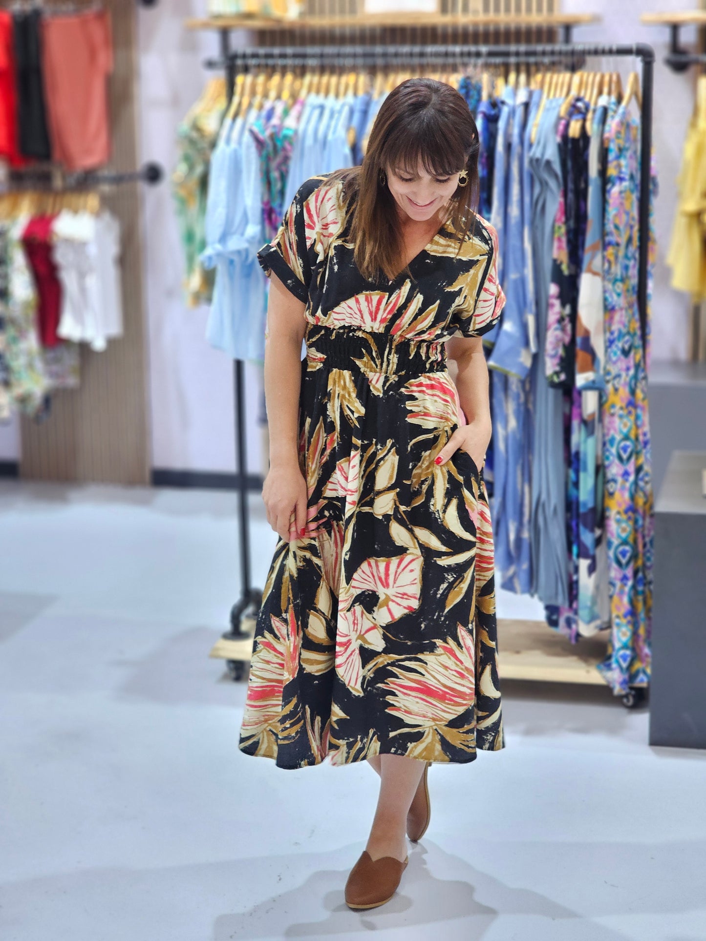 Darla Dress Black Crayon