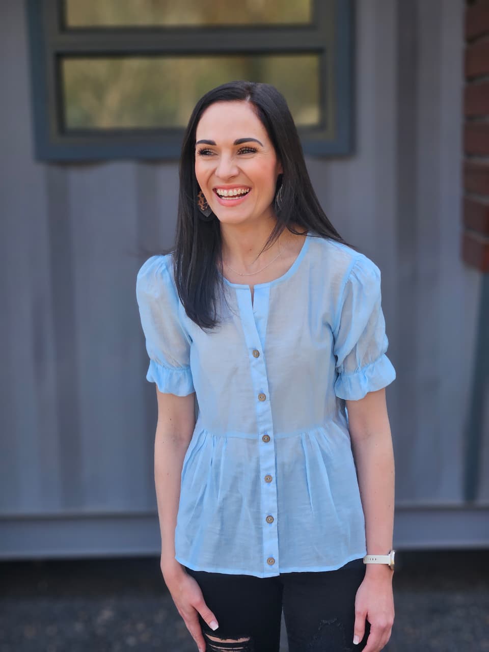 Veronica Blouse Ice
