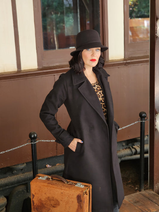 Jane Coat Black