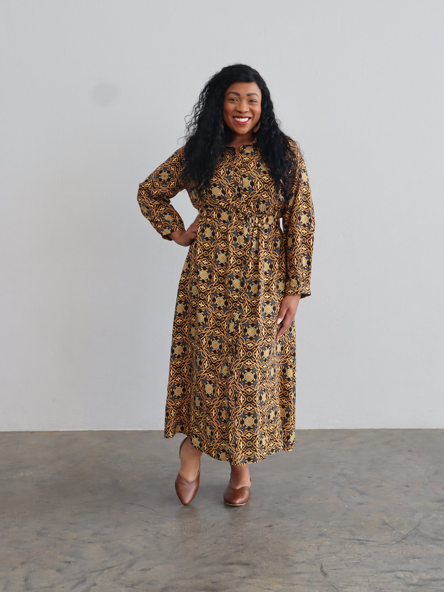 Livvie Dress Oriental (Size L/XL)
