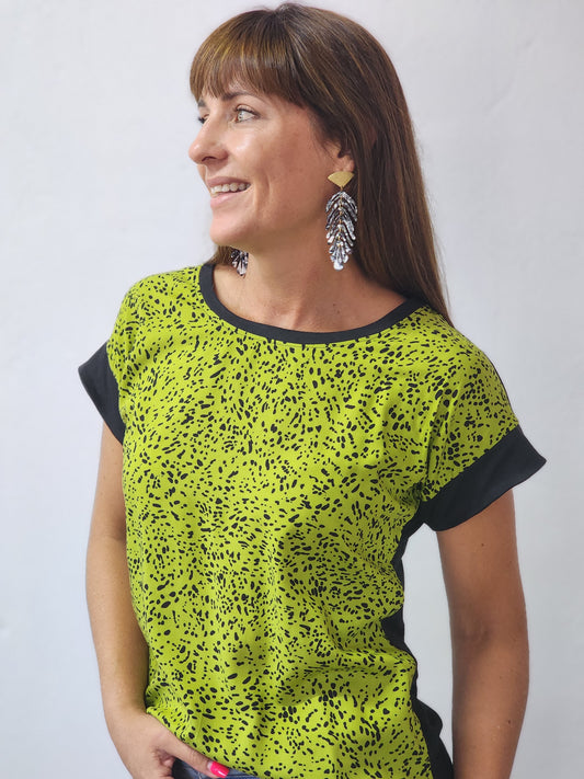 Zinnia Blouse Chartreuse