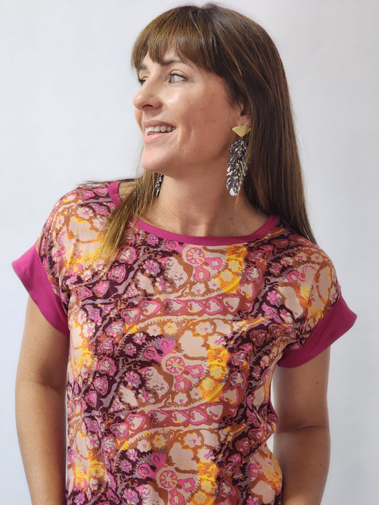 Zinnia Blouse Santorini (Size S)
