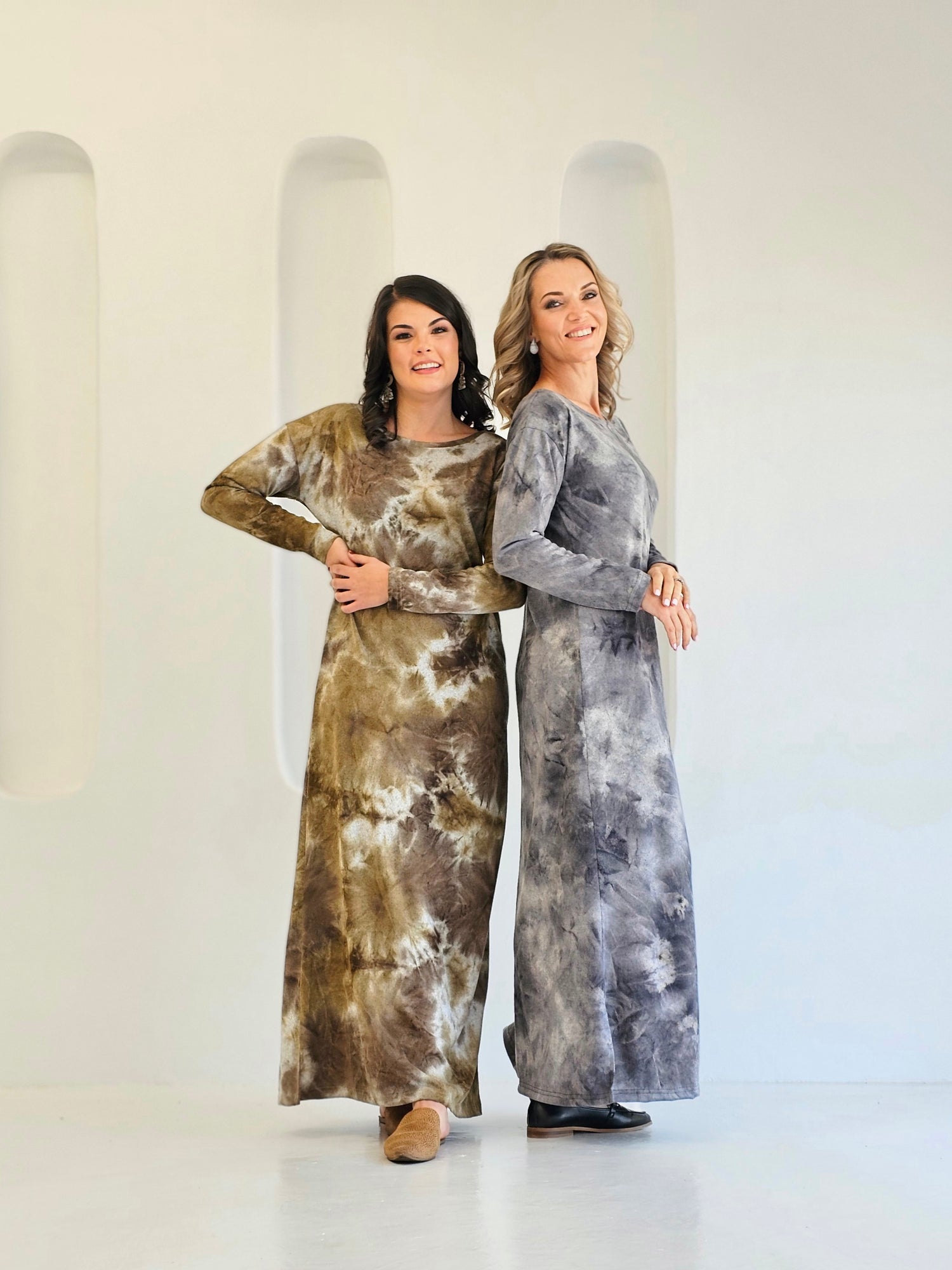 Carley Tie Dye knitted Dress