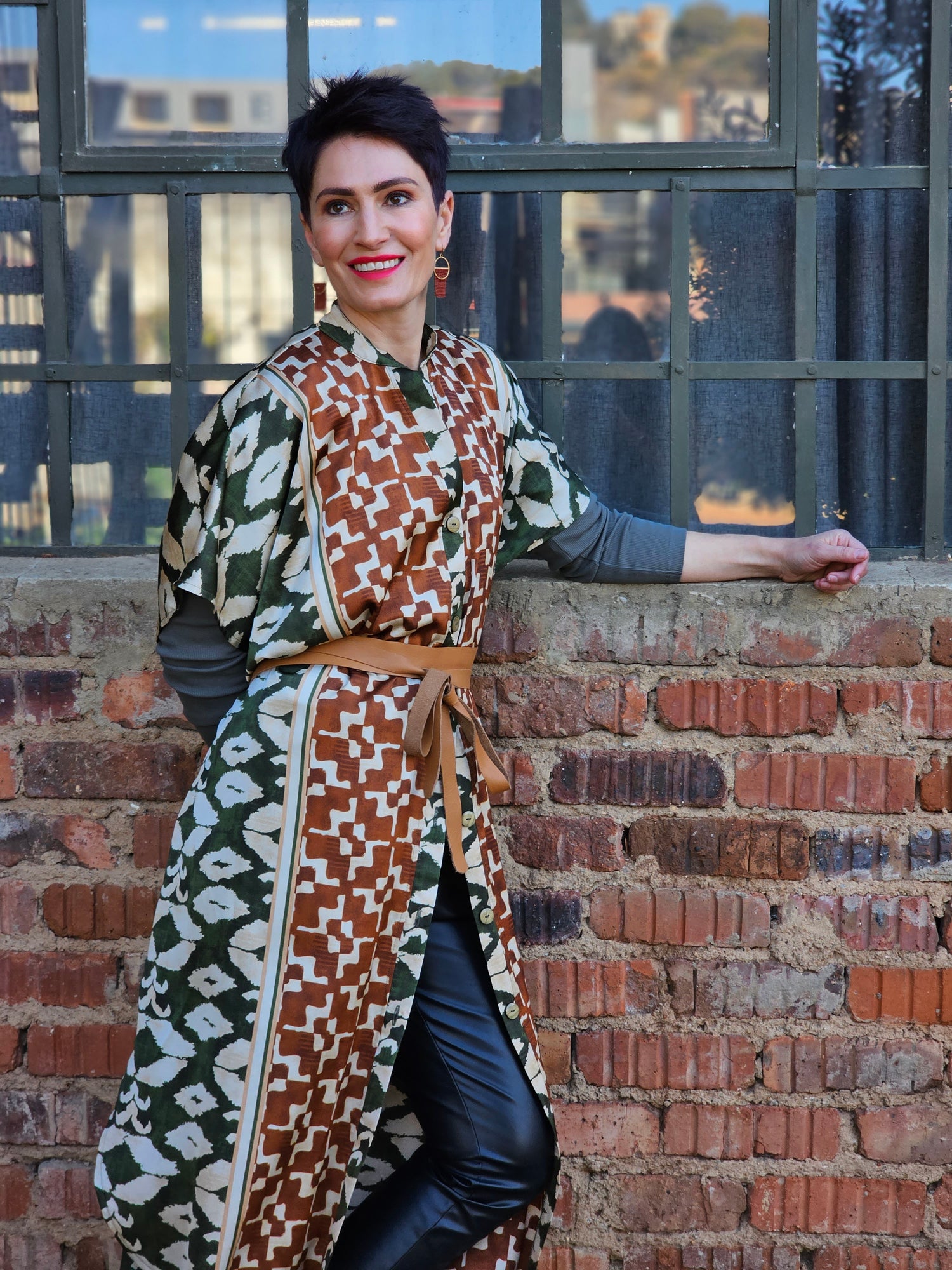 Riana Kimono Forrest Dress