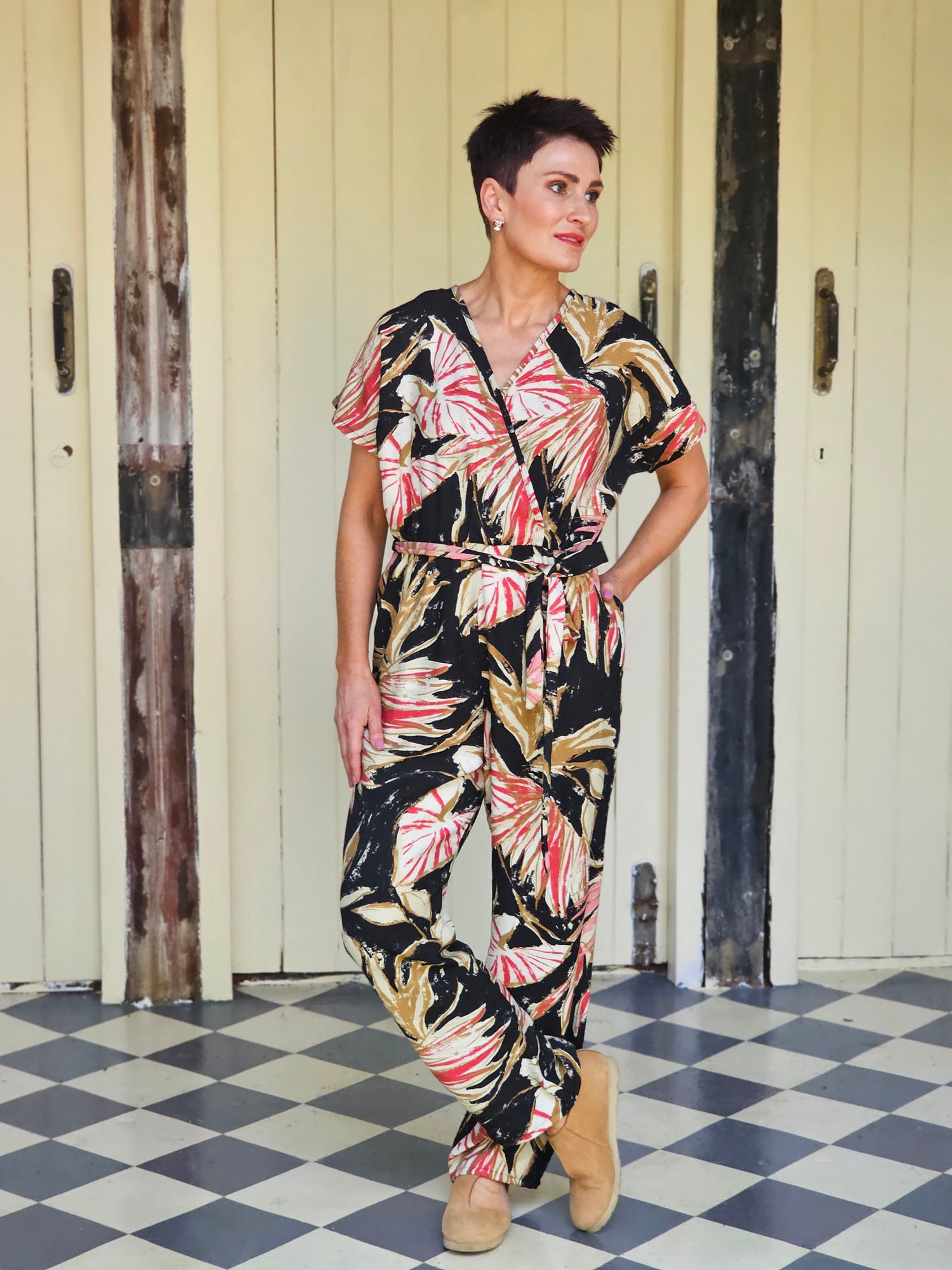 Jennifer Jumpsuit Black Crayon