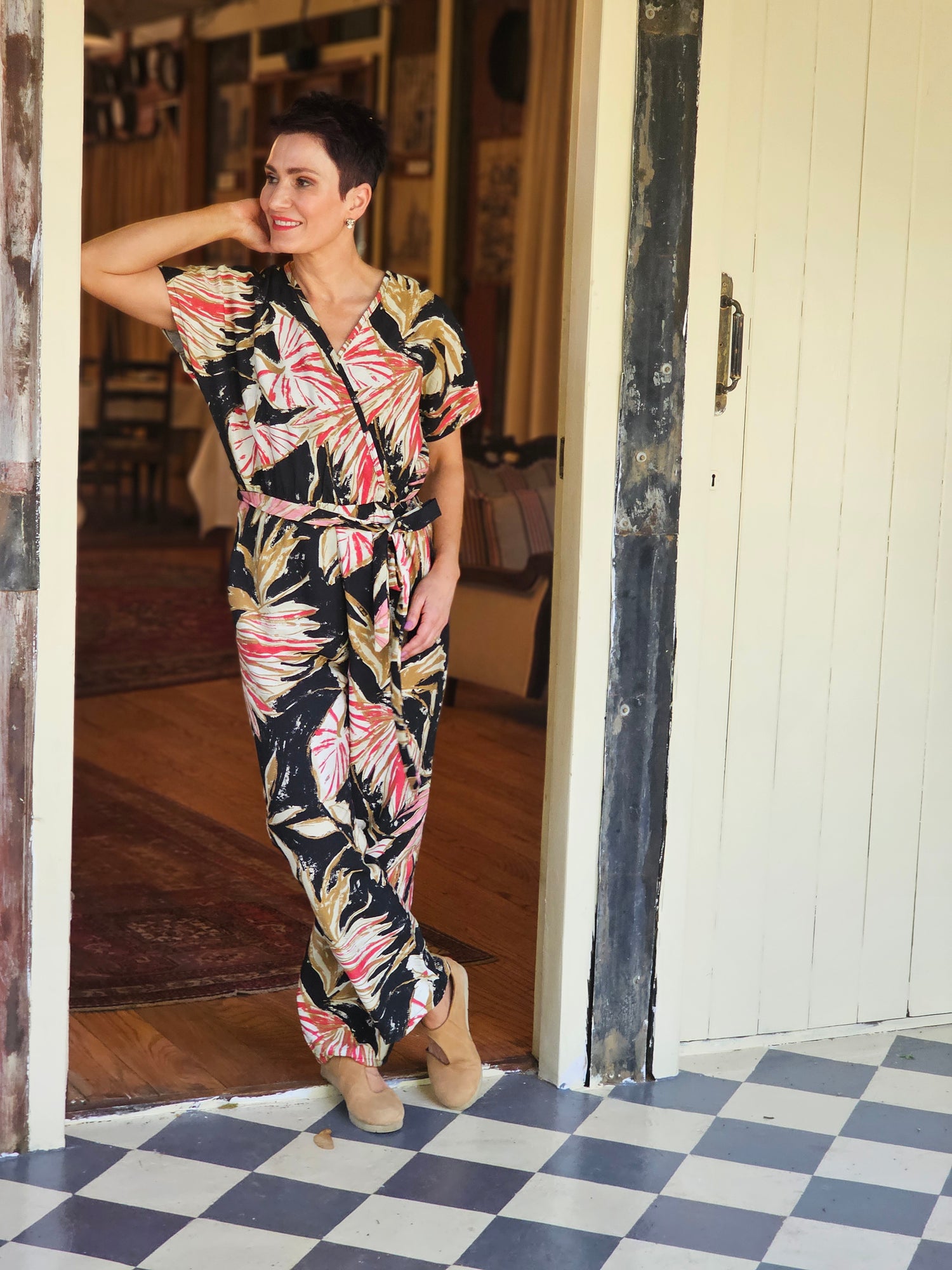 Jennifer Jumpsuit Black Crayon