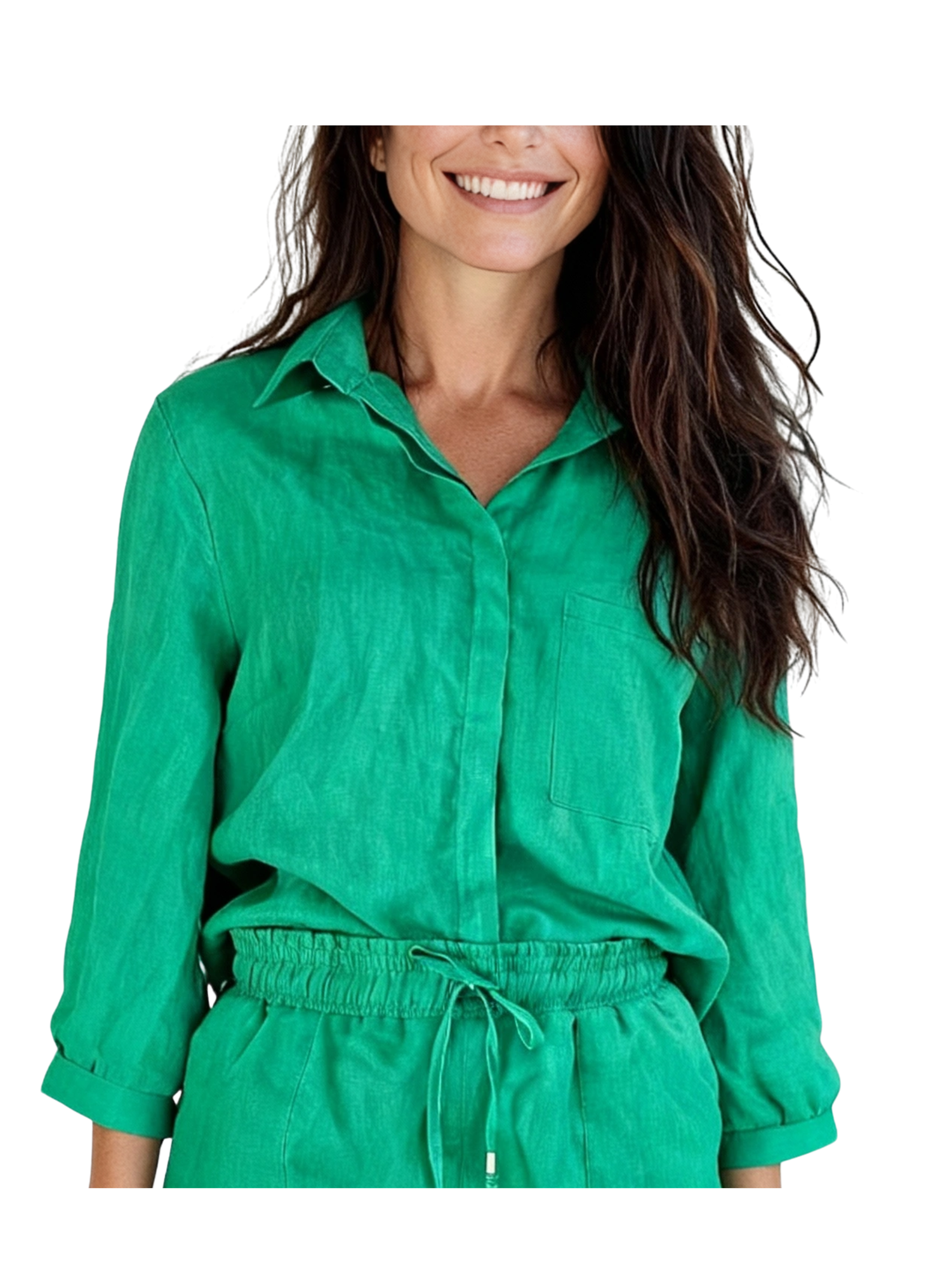 Breath Blouse Sprout 100% Linen