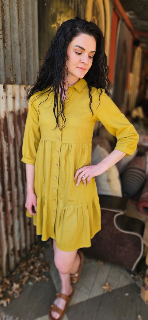 Linda Dress Amber Delivery Date 3 September