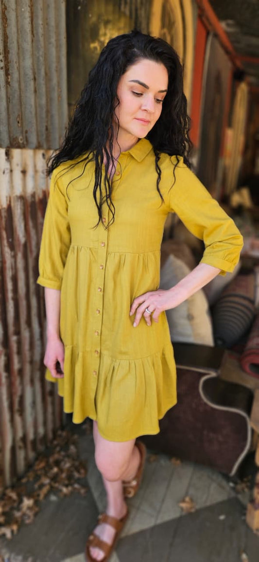 Linda Dress Amber Delivery Date 3 September