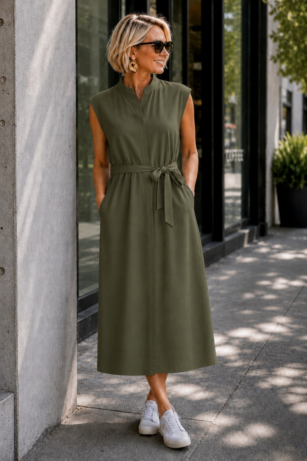 Adeline Maxi Olive