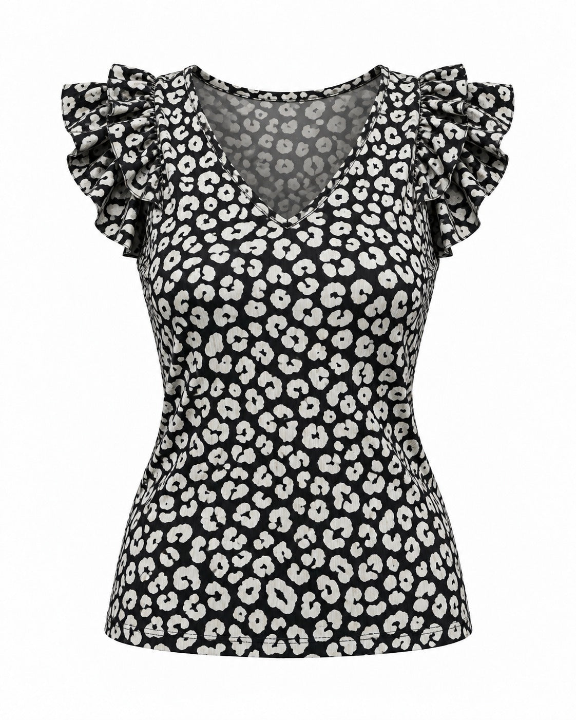 Cari V-Neck Animal