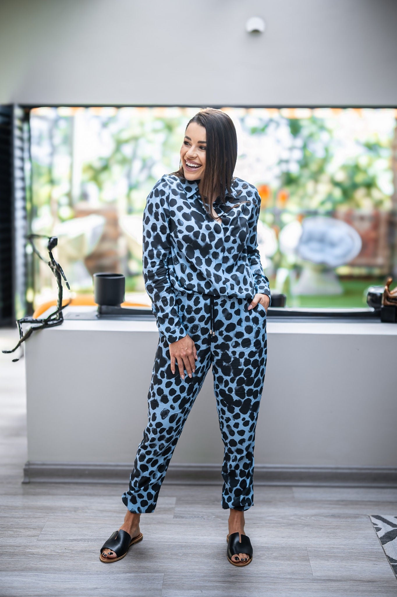 Isla Pants Storm Smudge