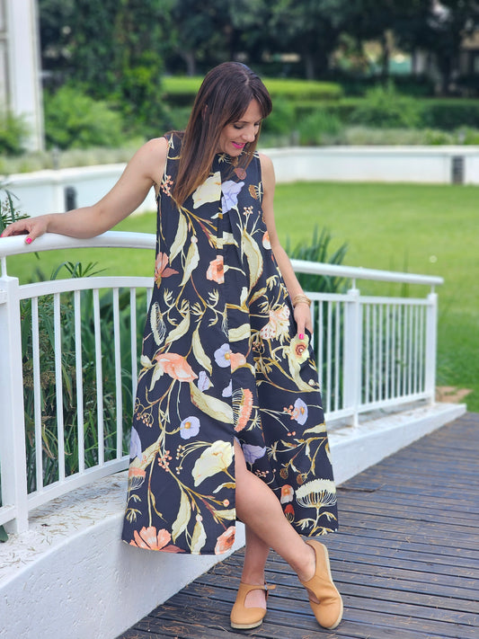 Louise Dress Black Mystic