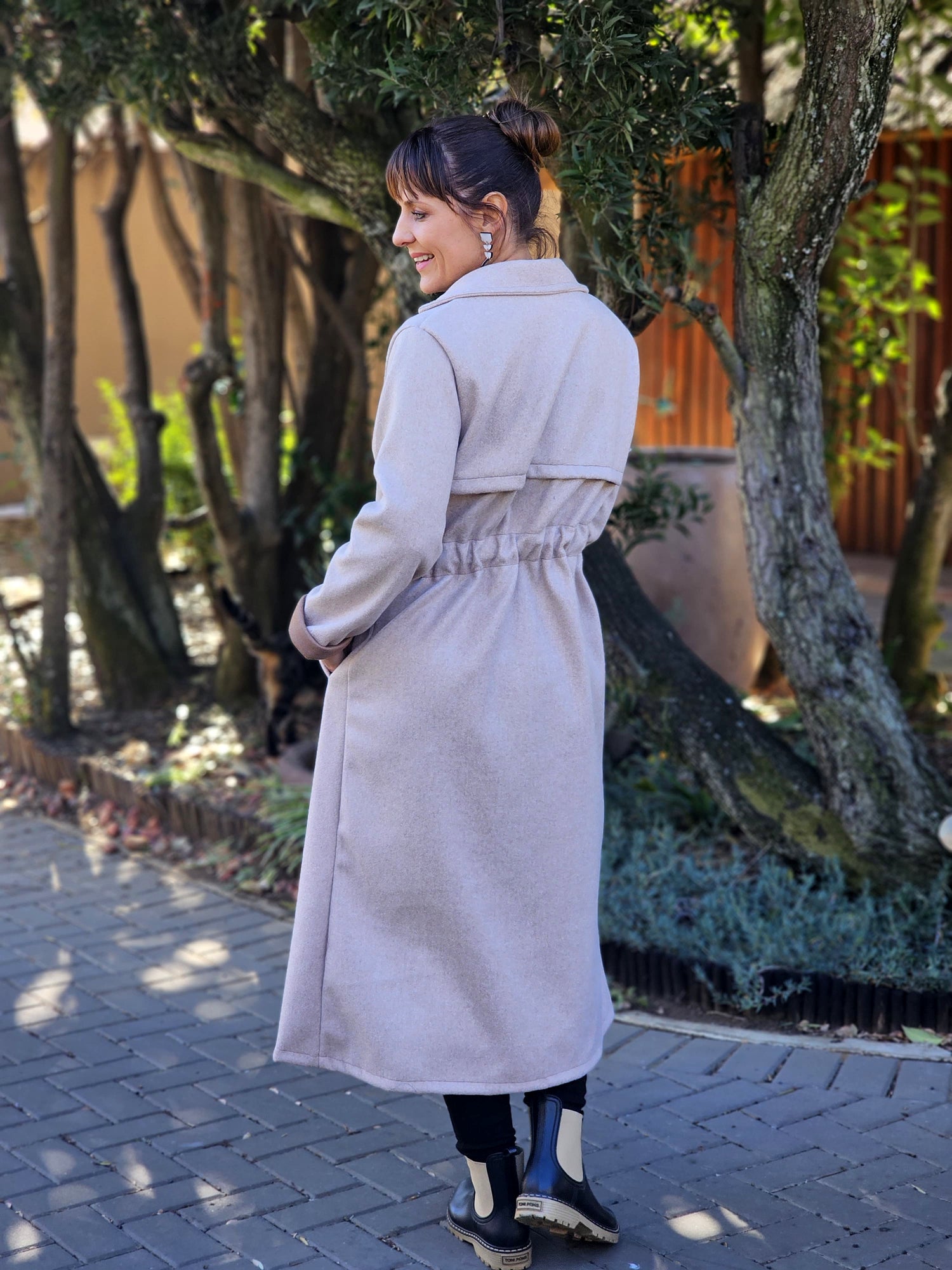 Maddison Coat Rose Melange