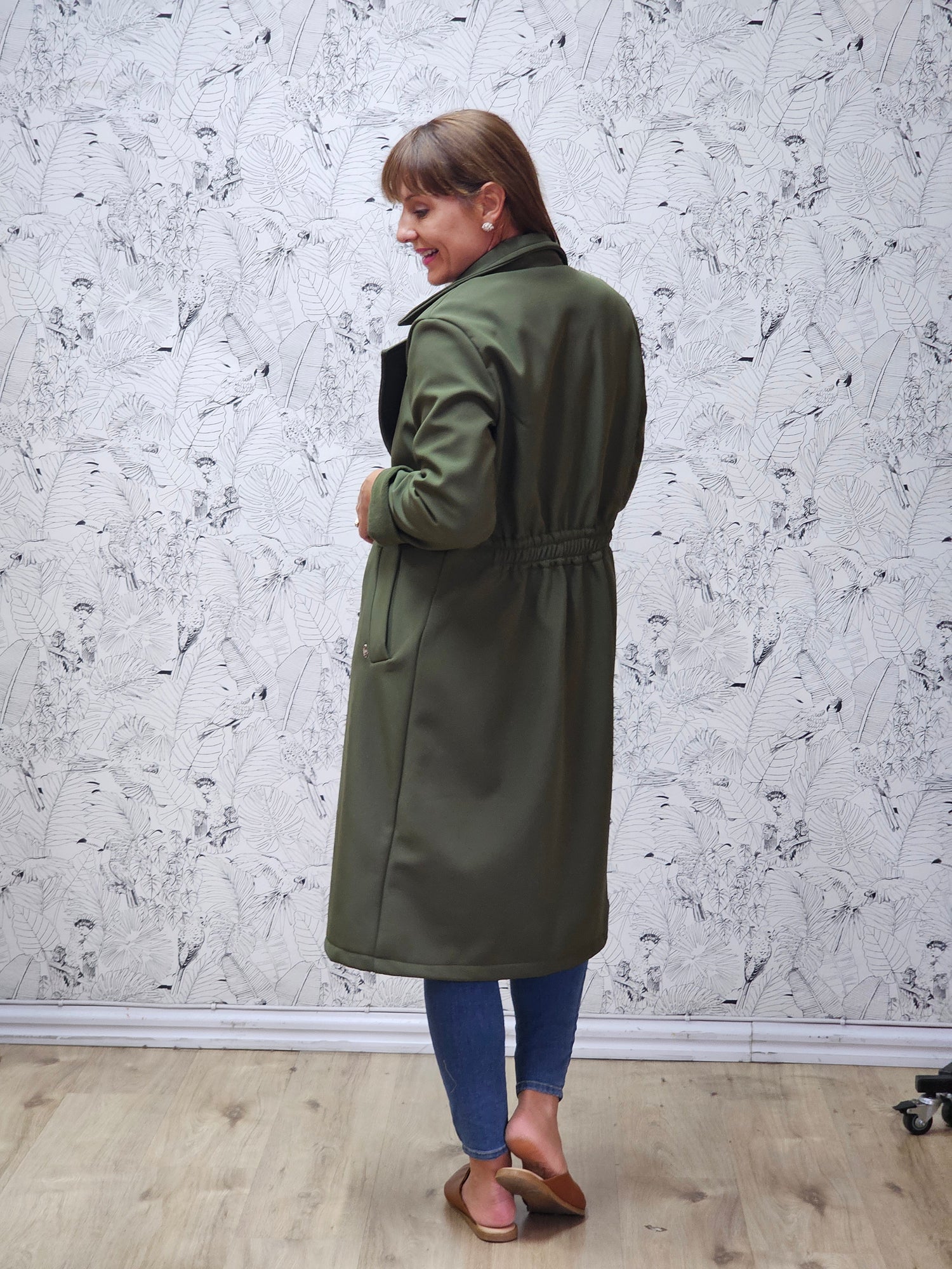 Jane Coat Khaki (2XL only)