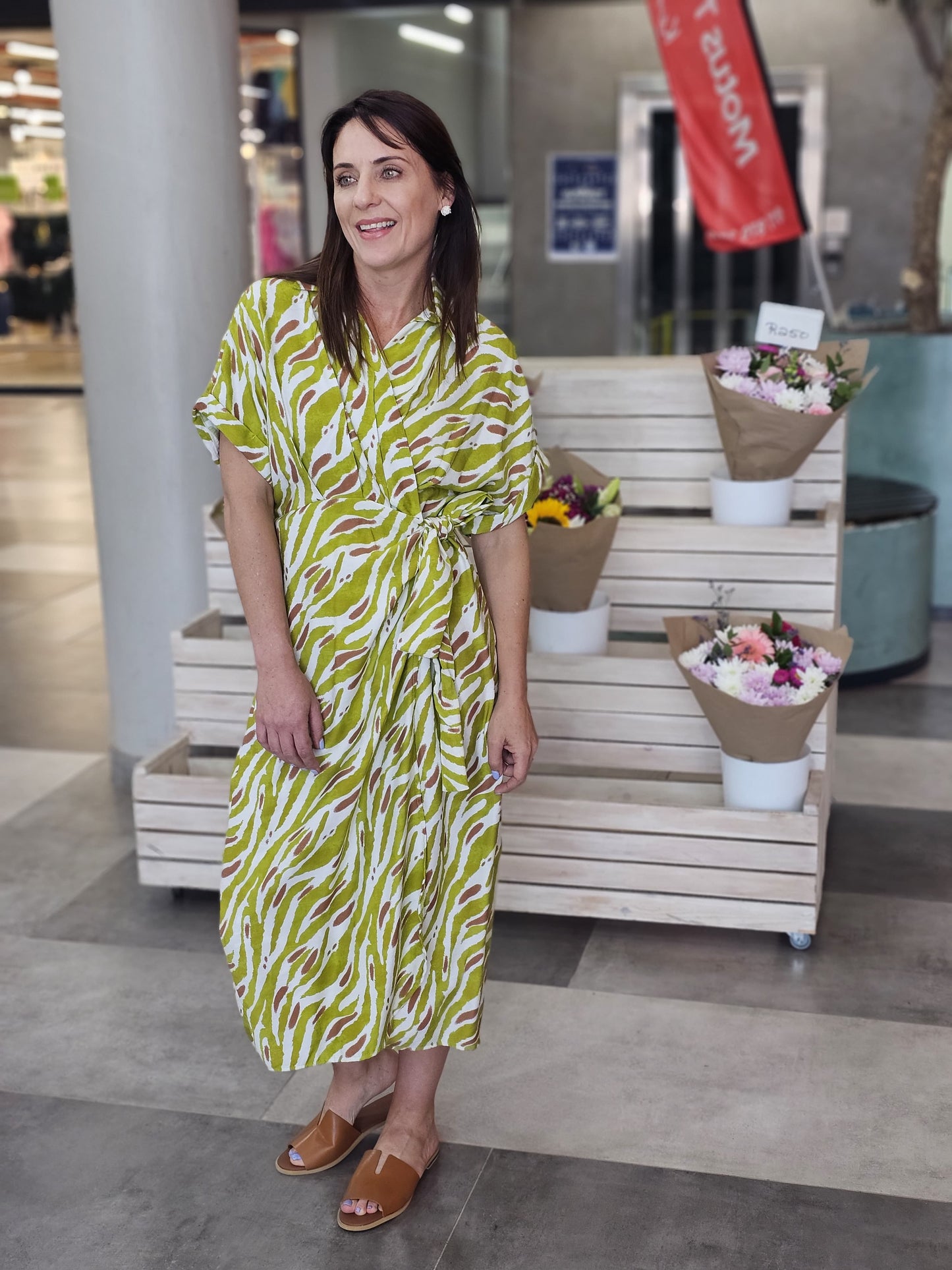 Aldi Wrap Sienna Print