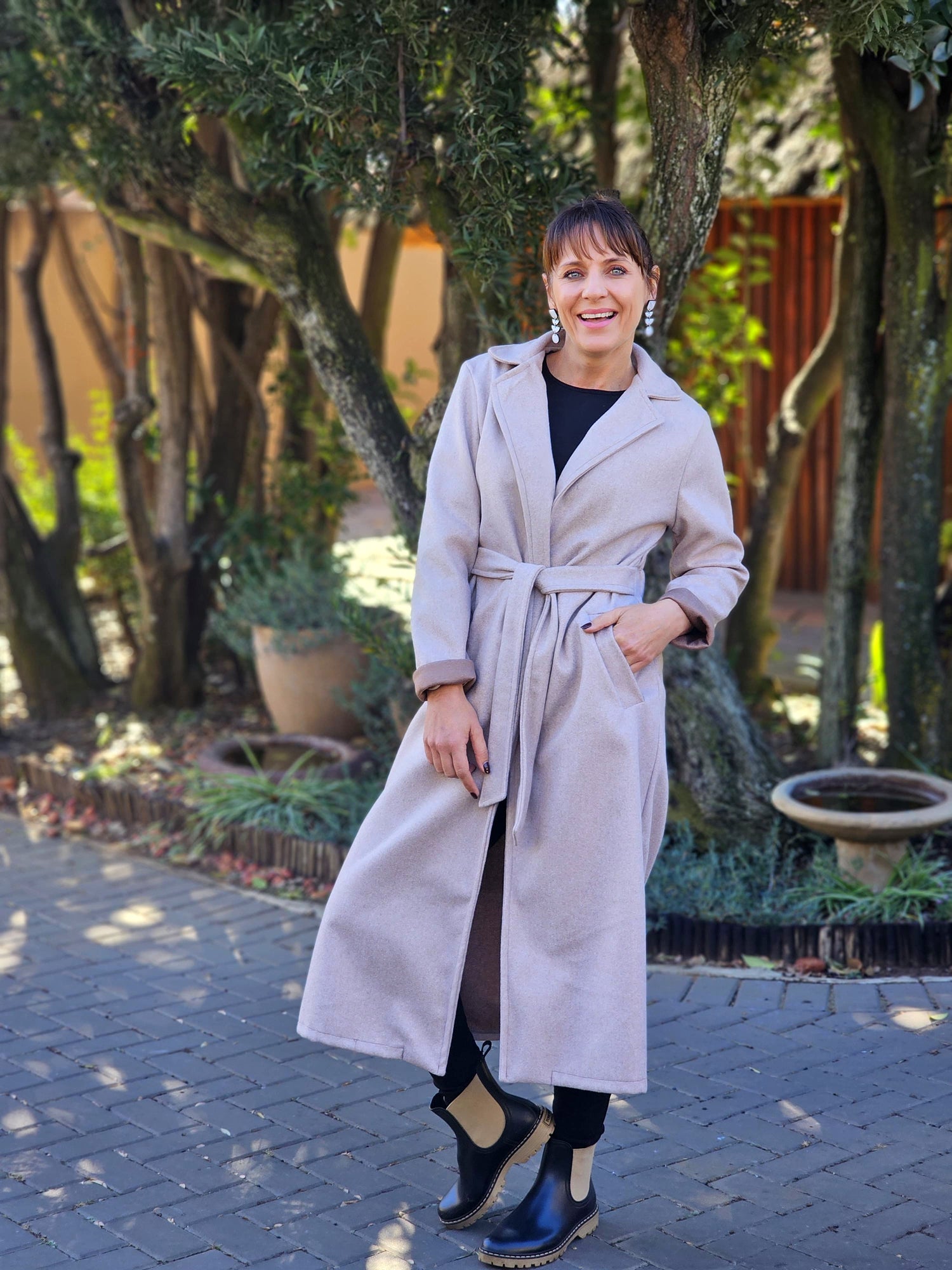 Maddison Coat Rose Melange