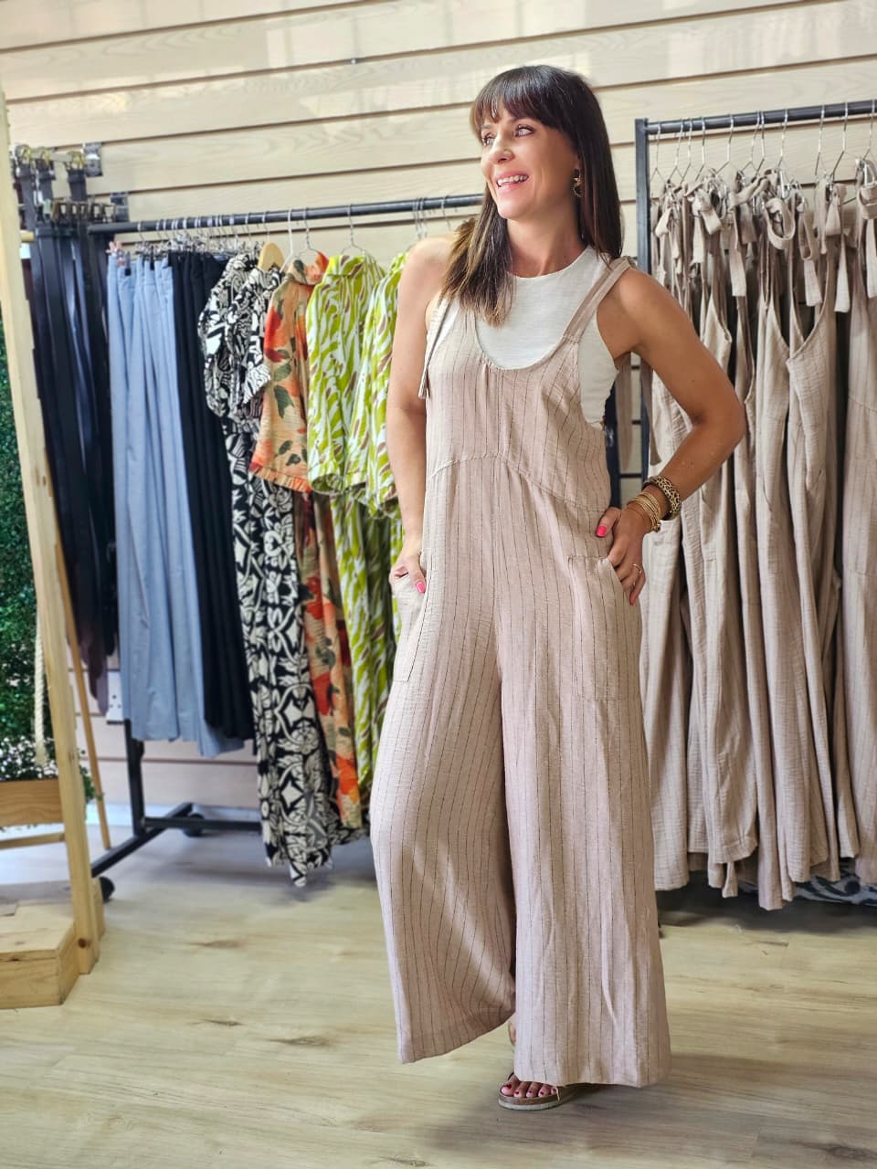 Ash Jumpsuit Oak Pin