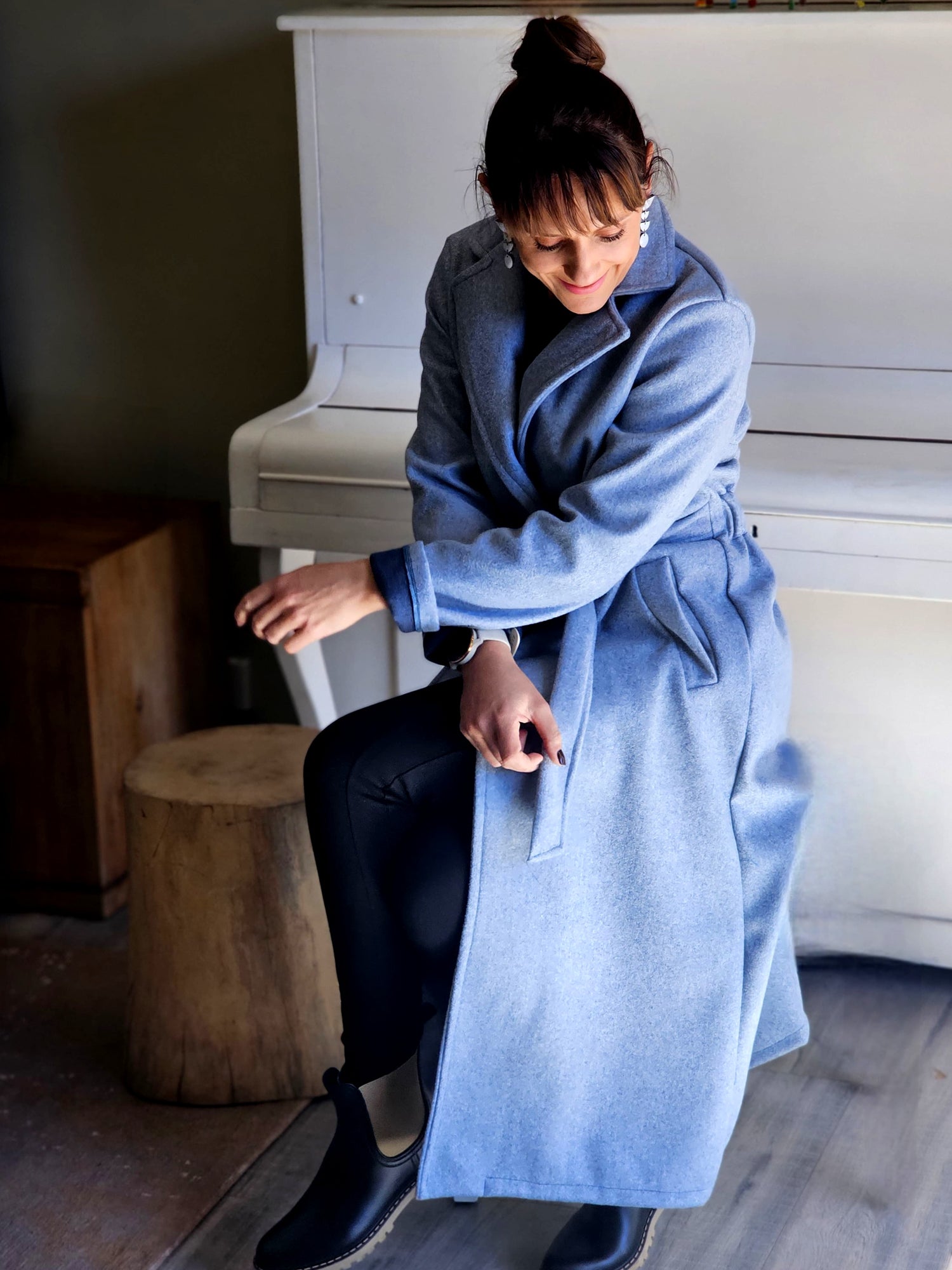 Maddison Coat Ice Melange