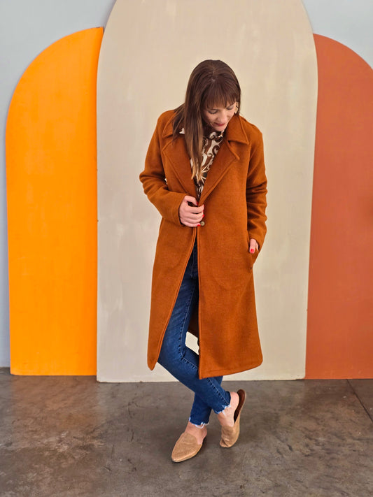 Jane Coat Cinnamon