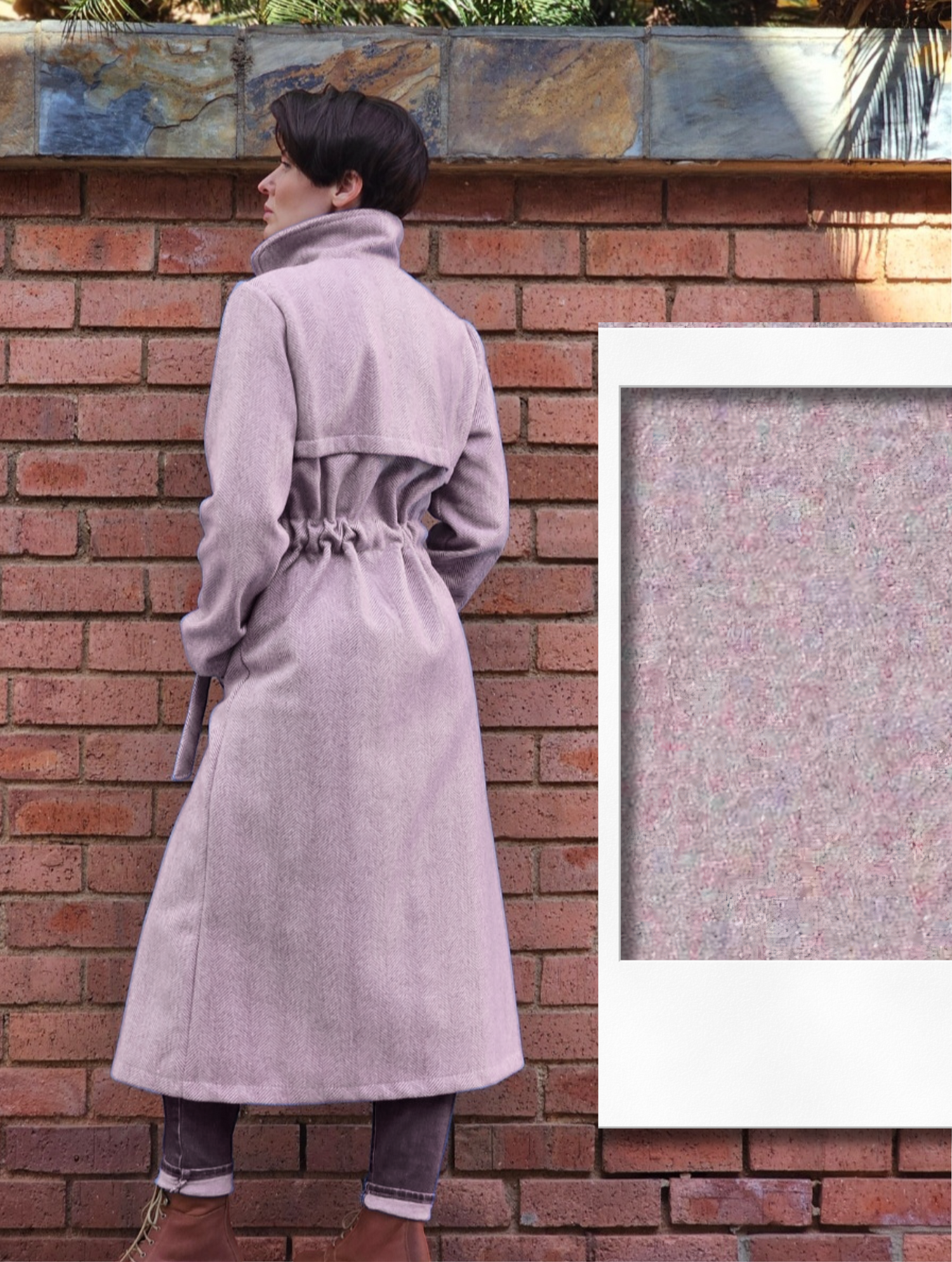 Maddison Coat Rose Melange