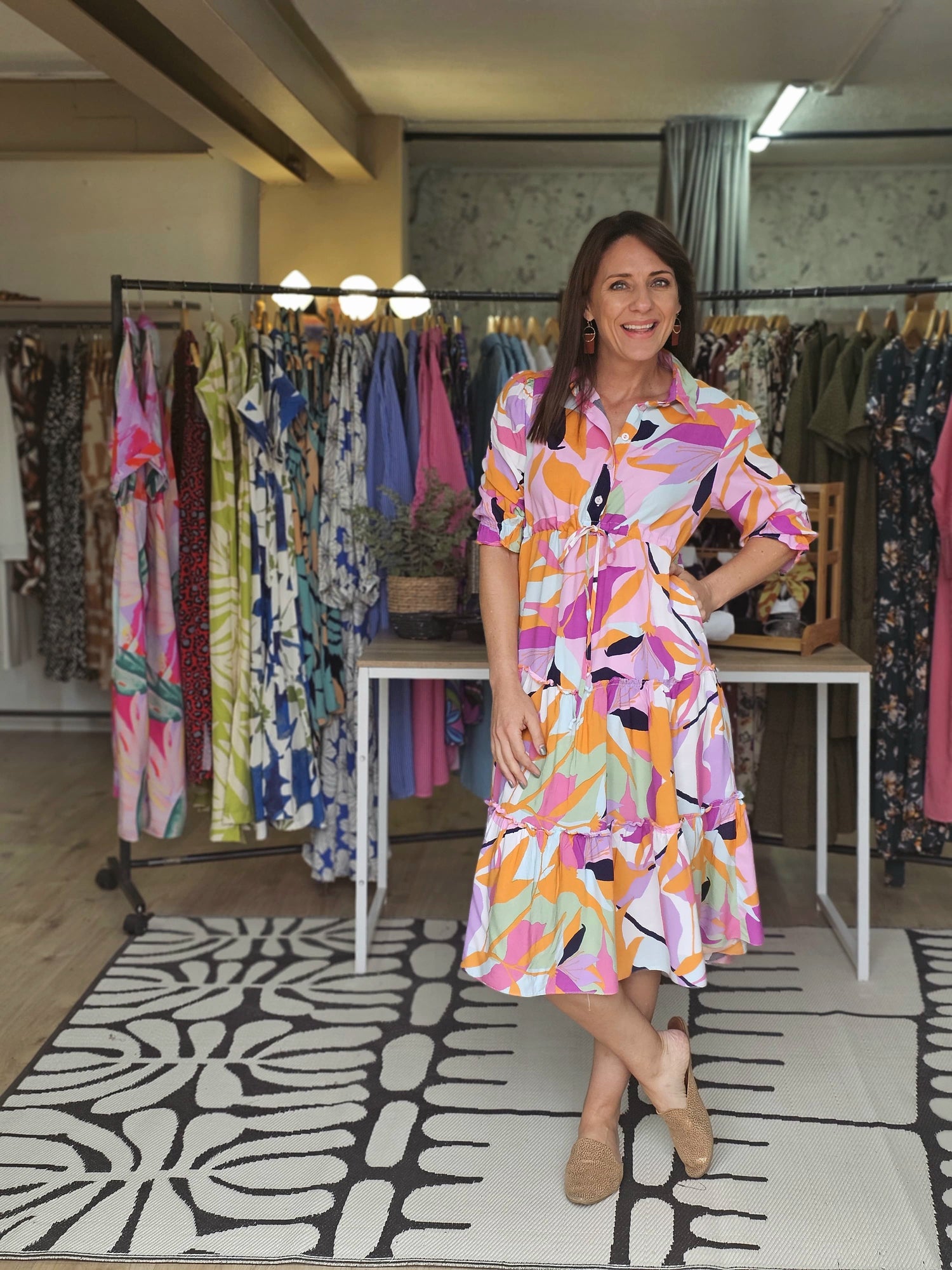 Georgia Tier Dress Tropica (Size XL, 2XL & 3XL)