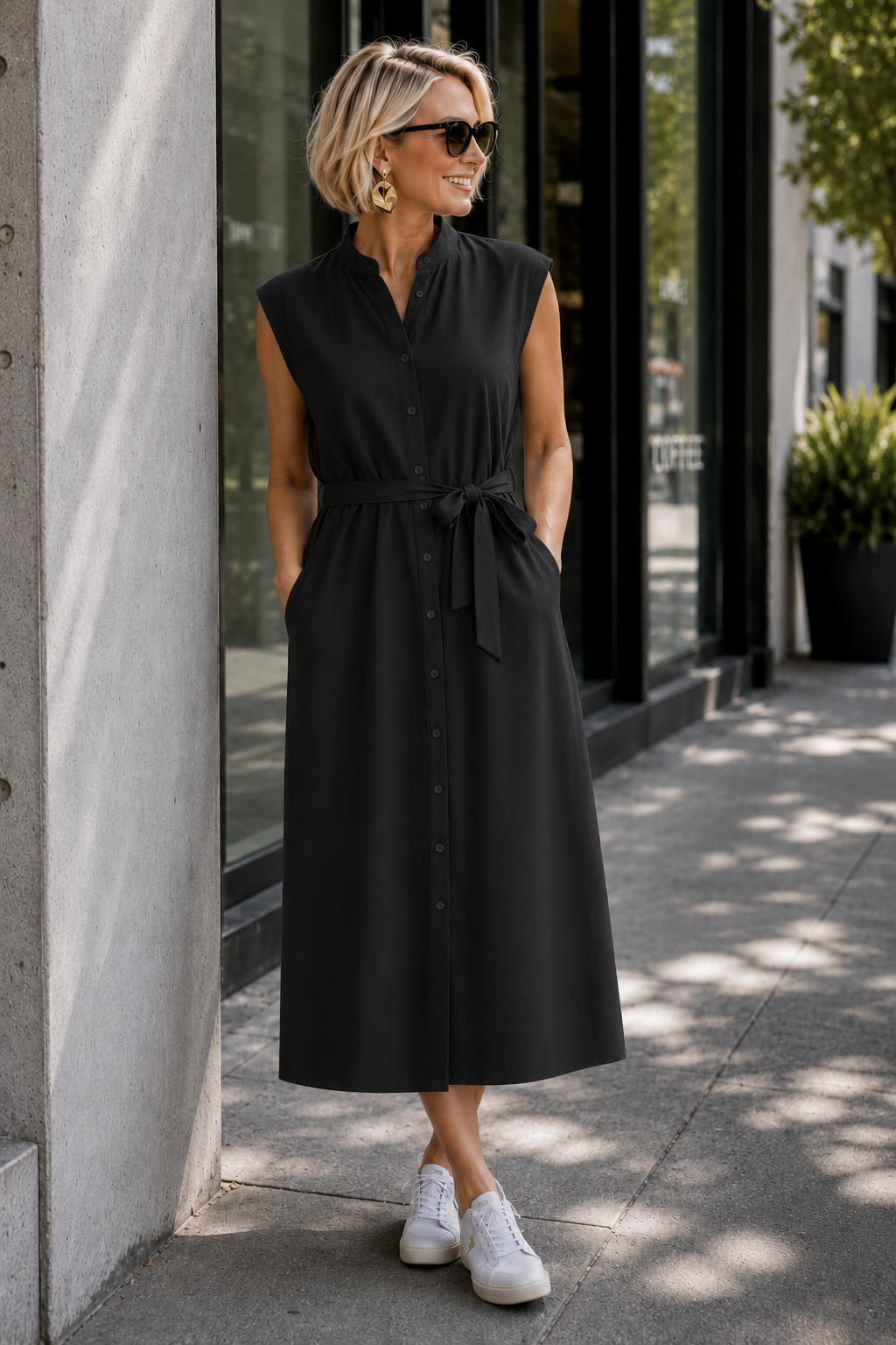Adeline Maxi Black Dress