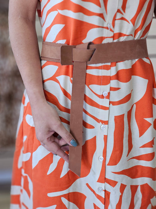 Rochelle Wrap Belt Toffee