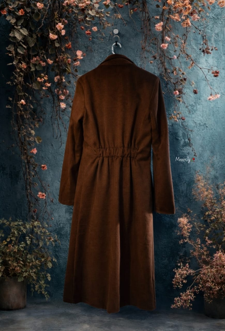Jane Coat Maxi Chocolate