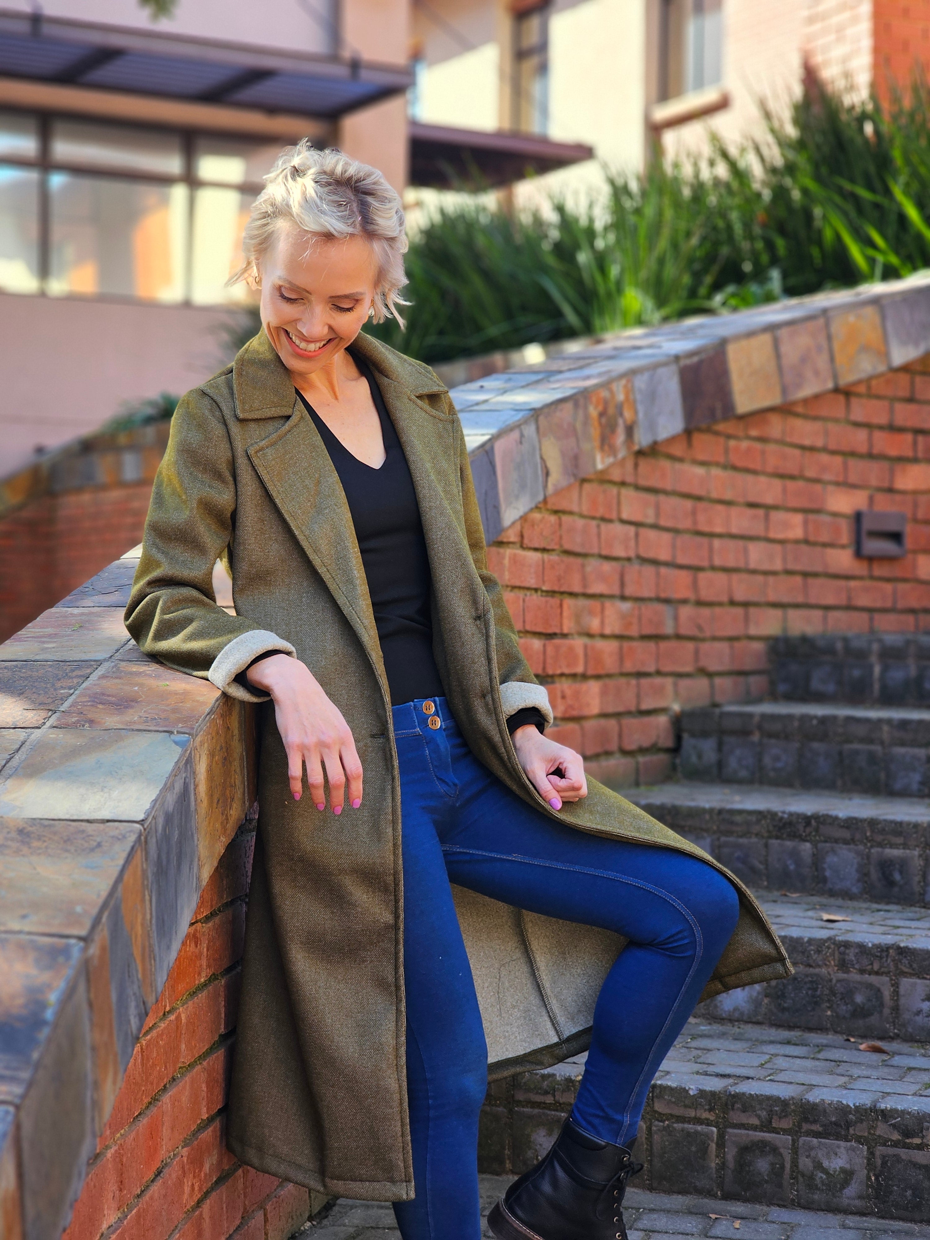 Jane Sample Sample Jane Coat Moss Melange (Size M) – Hashtag Iwant
