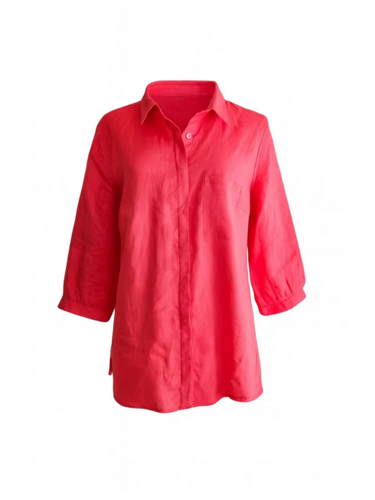 Breath Blouse Watermelon 100% Linen