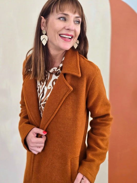 Jane Coat Cinnamon