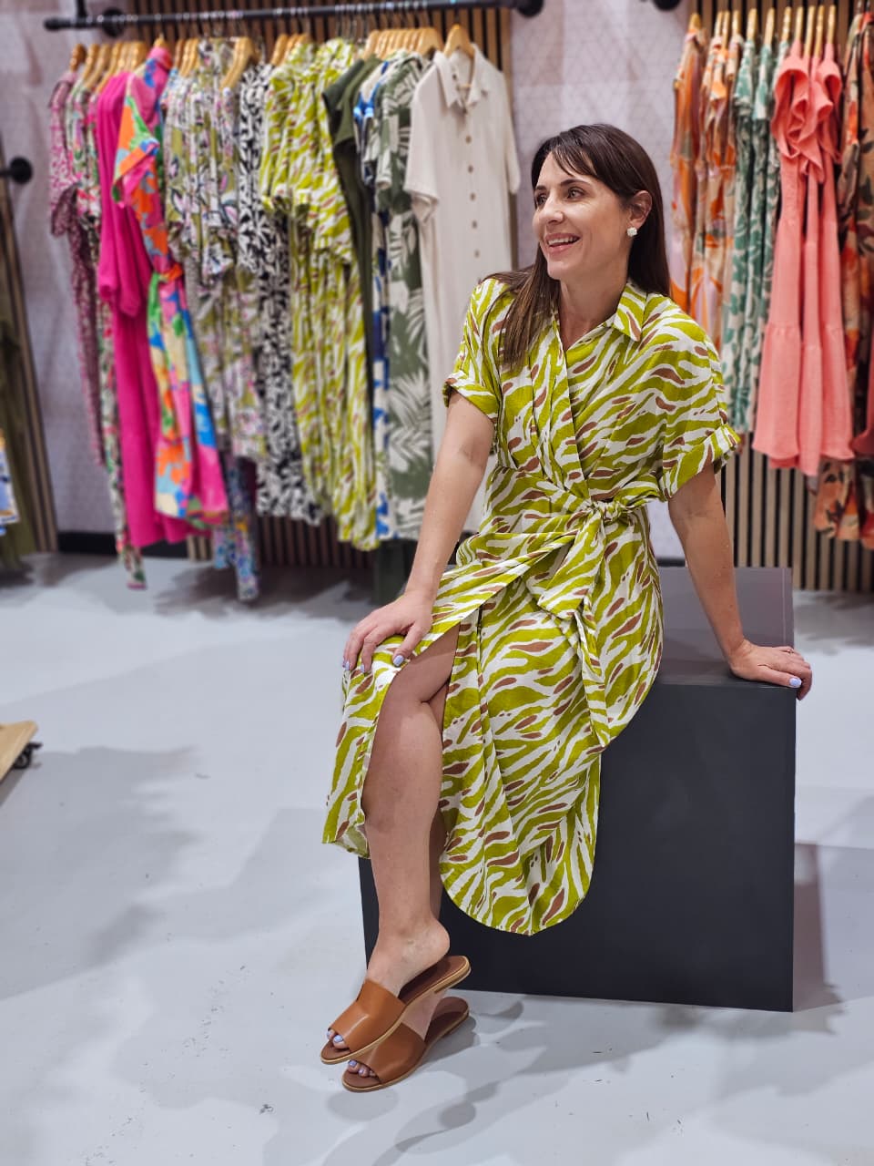 Aldi Wrap Sienna Print